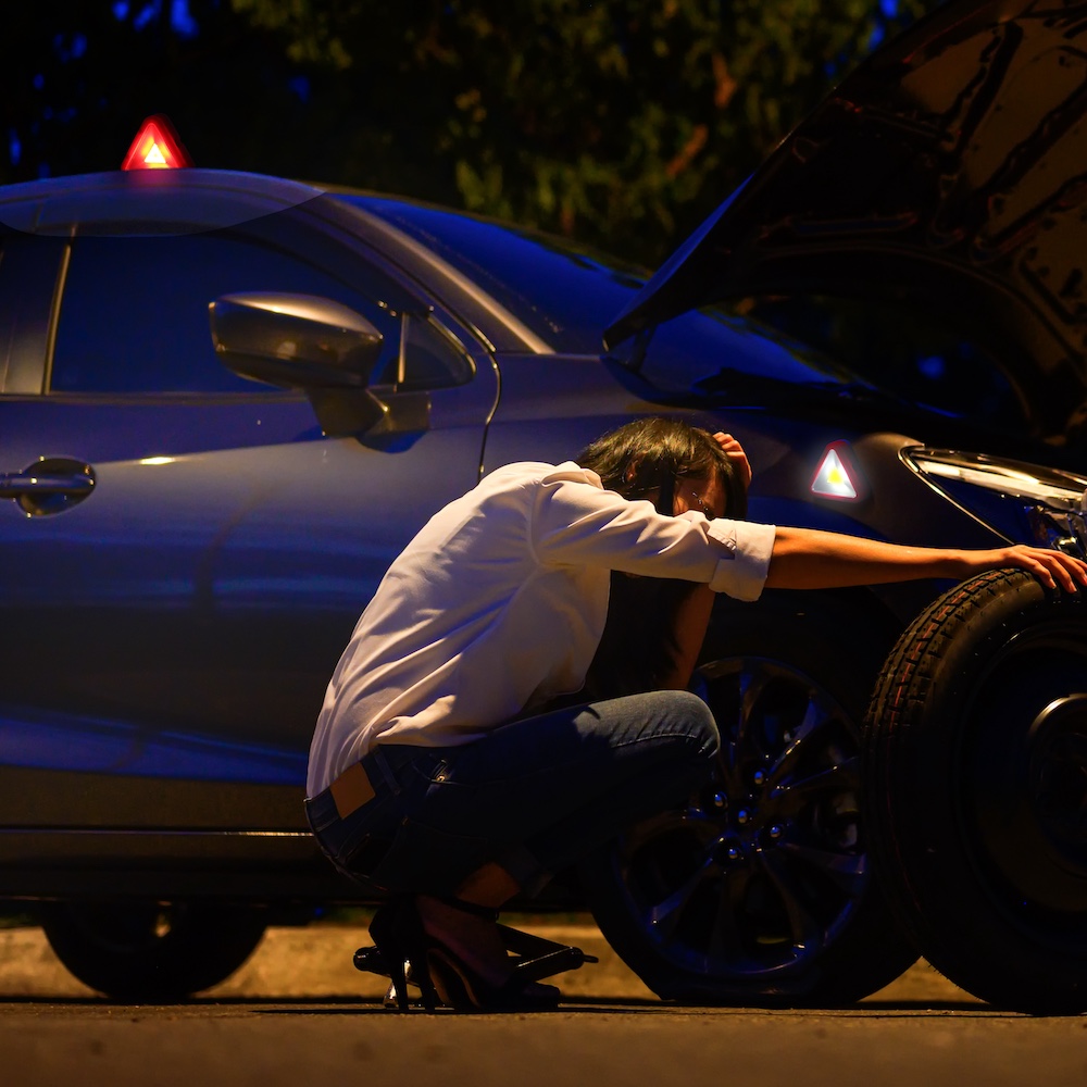 Twin Pack Roadside LED Safety Triangle Lights  Header Image