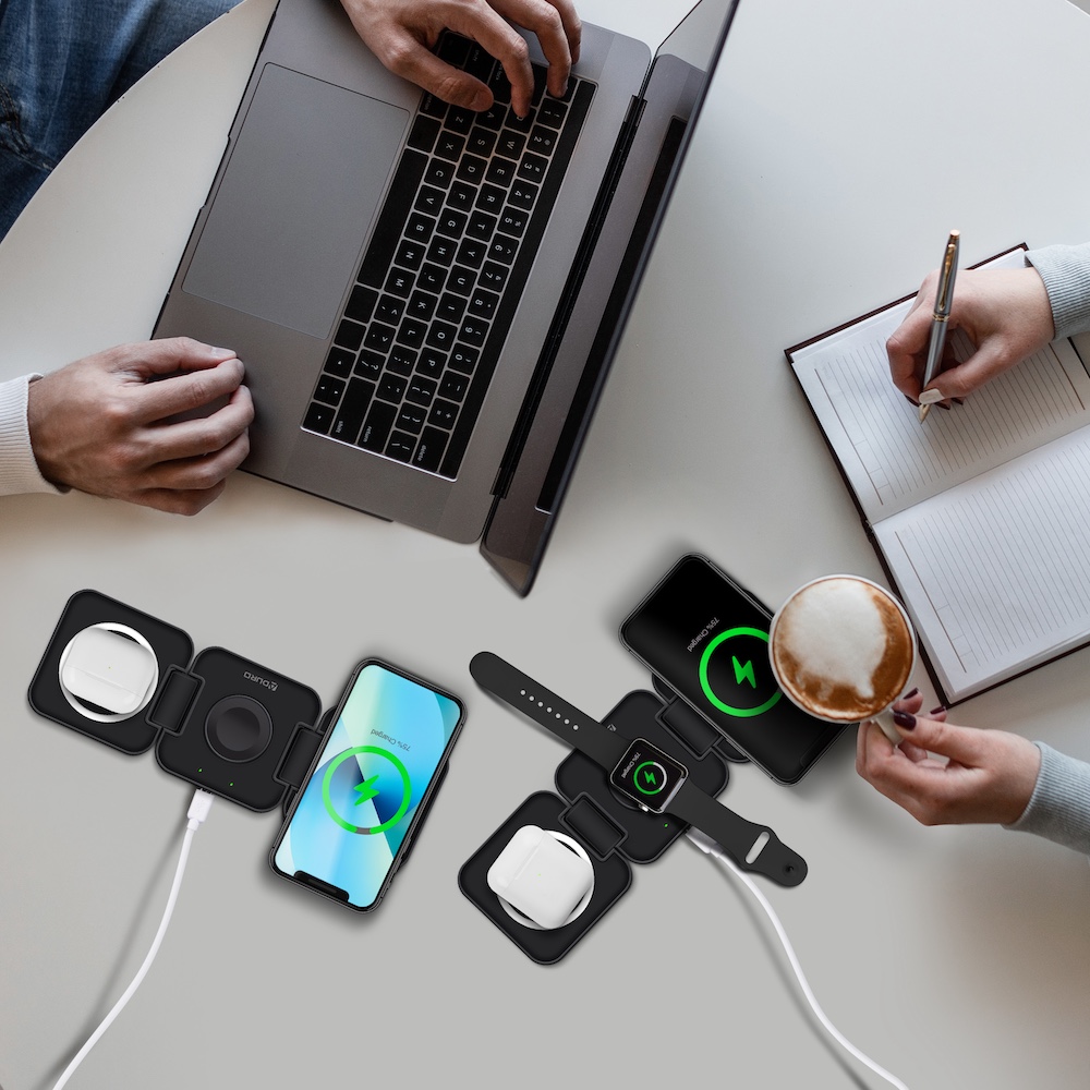 Trinity 3 in 1 Wireless Charging Station for iPhone AirPods & iWatch Header Image